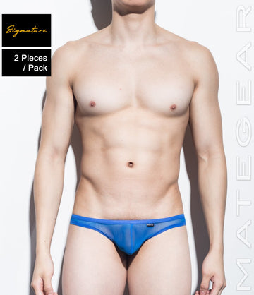 Sexy Men's Underwear Signature Mini Thongs - Young Ja (Mesh Series) - MATEGEAR - Sexy Men's Swimwear, Underwear, Sportswear and Loungewear